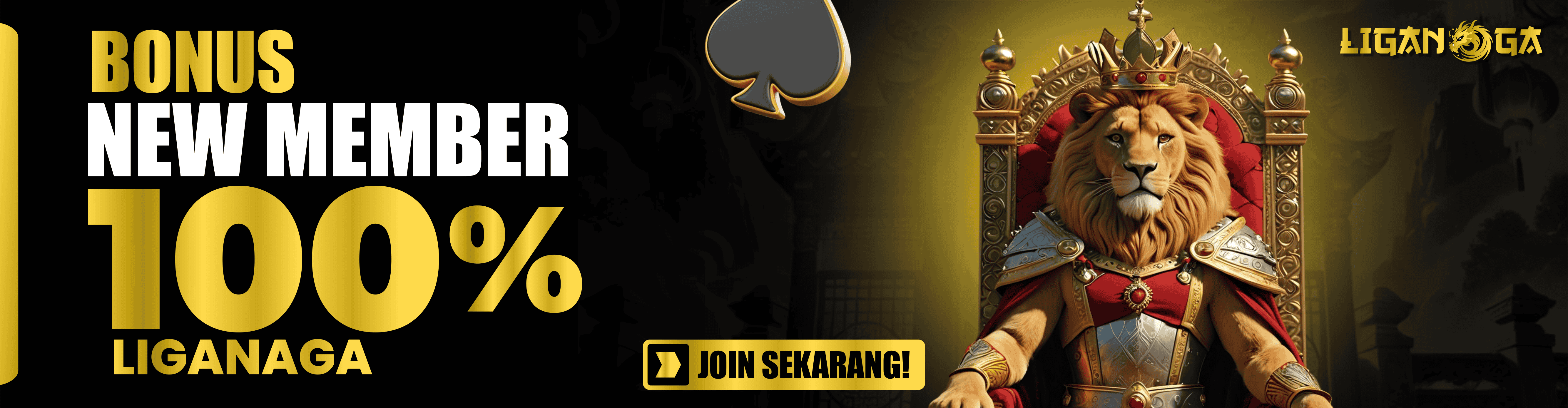 BONUS NEW MEMBER 100% LIGANAGA